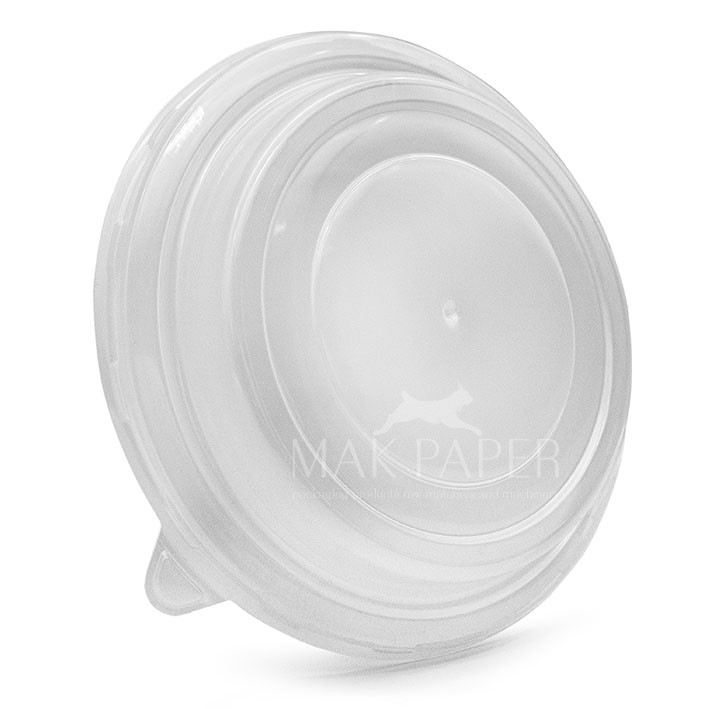mak paper lid for paper bowl with venting hole Ø142mm pp transparent mak paper lid for paper bowl with venting hole Ø142mm pp transparent